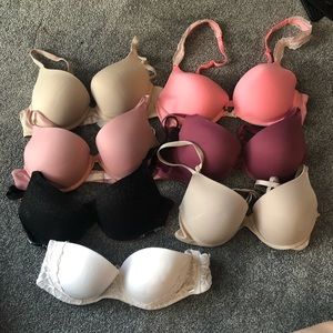 Victoria Secret PINK Wear Everywhere Push-up Bras
